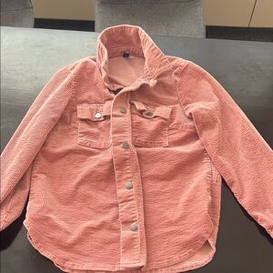 Kut from the Kloth Pink Corduroy Jean Jacket